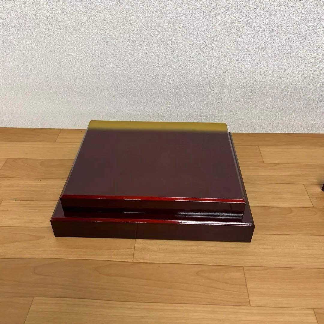 雛人形　桃の節句　親王台　白壇 フィギュア台