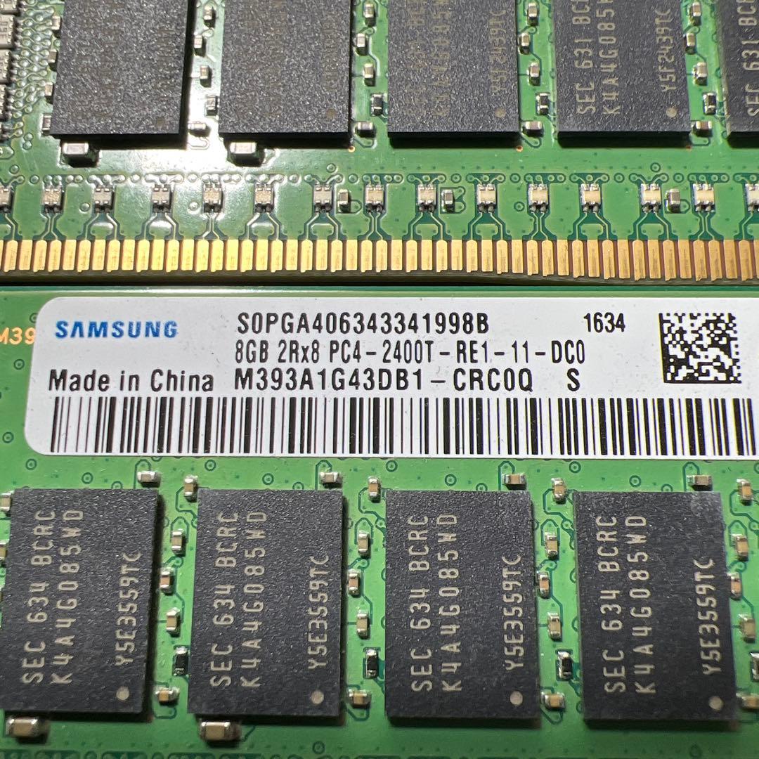 ド*ん様 Samsung 8GB DDR4 M393A1G43DB1-CRC0Q
