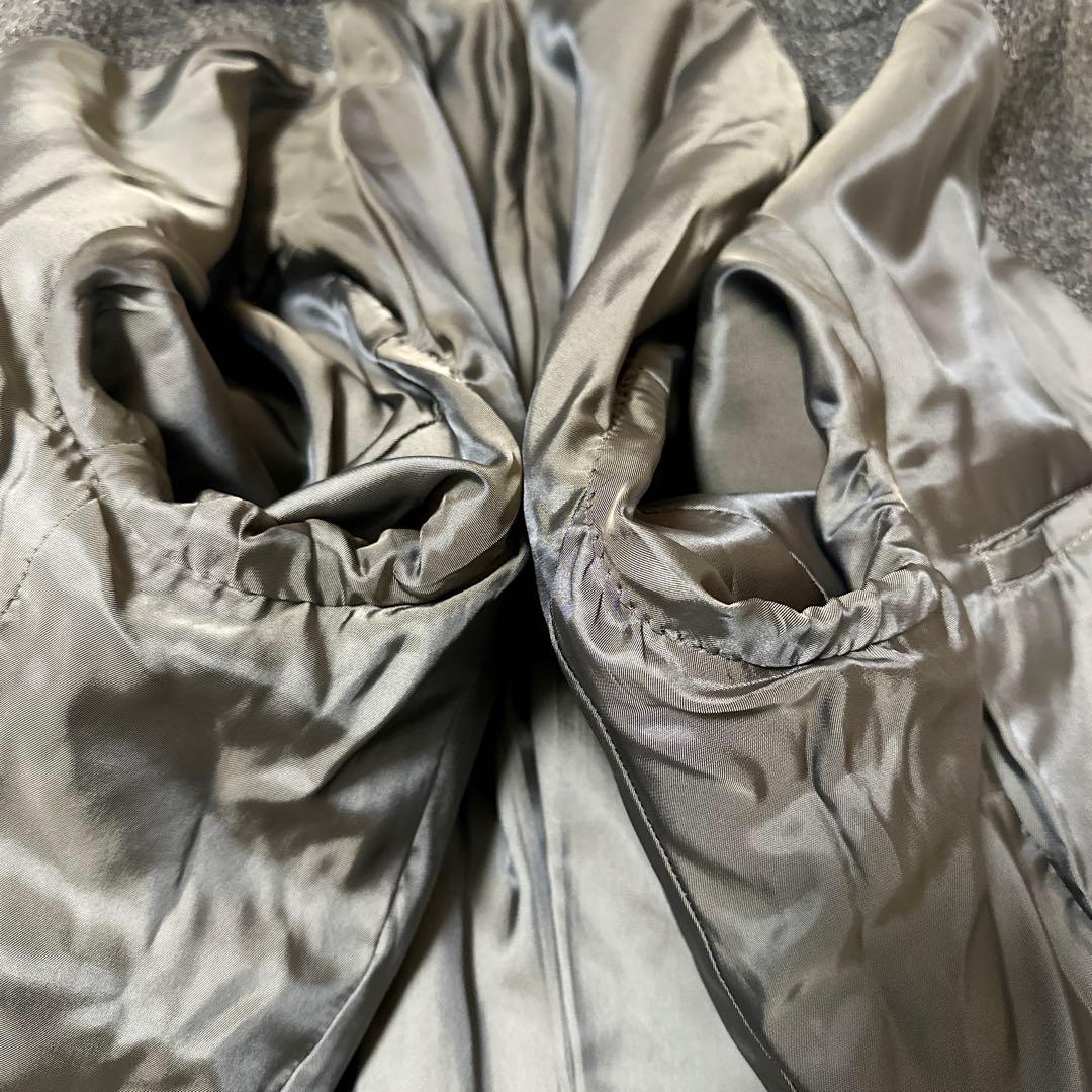 ハリスツイード×TAKEO KIKUCHI タケオキクチ　ヘリンボーン　コート