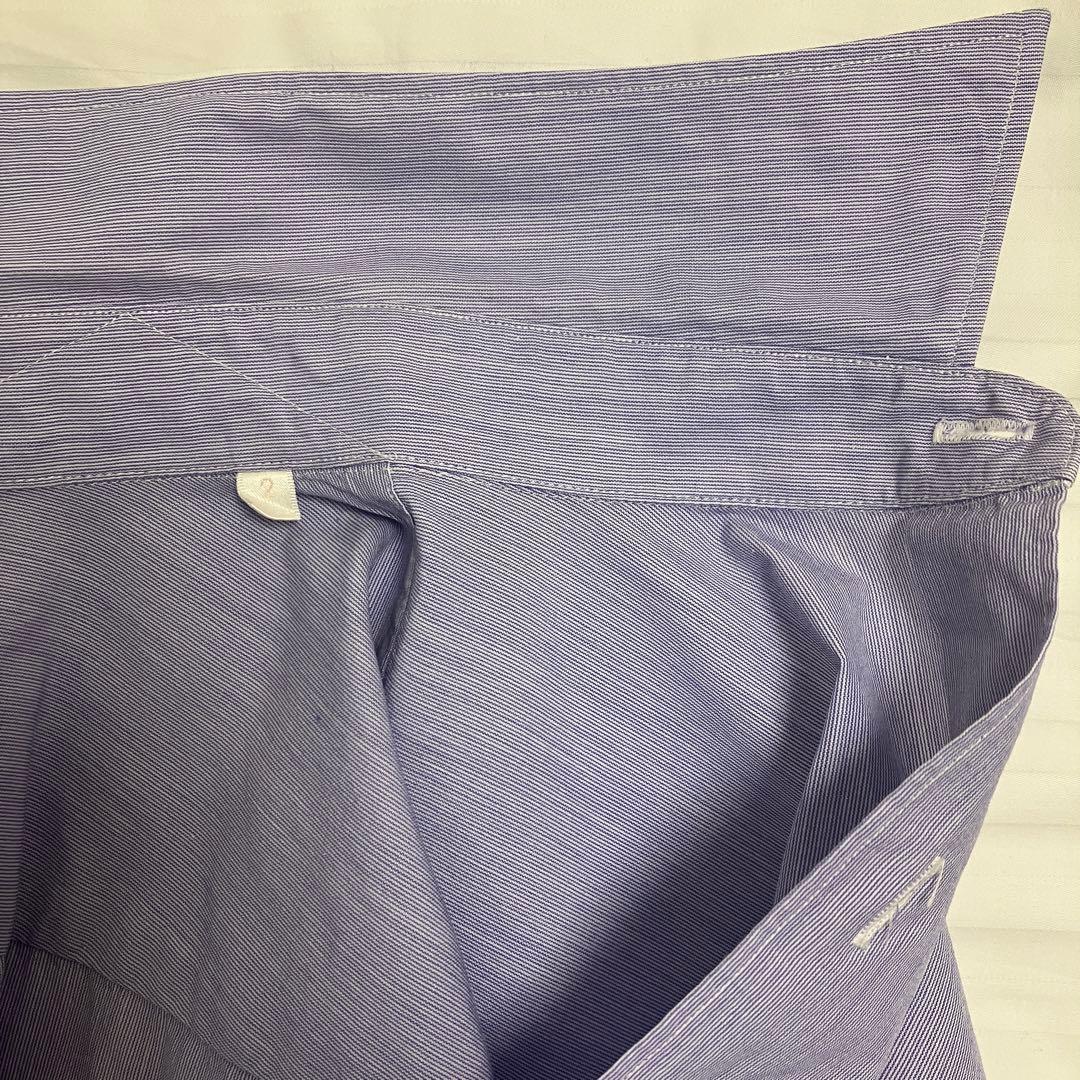 COMOLI コモリシャツ サックス ストライプ サイズ2