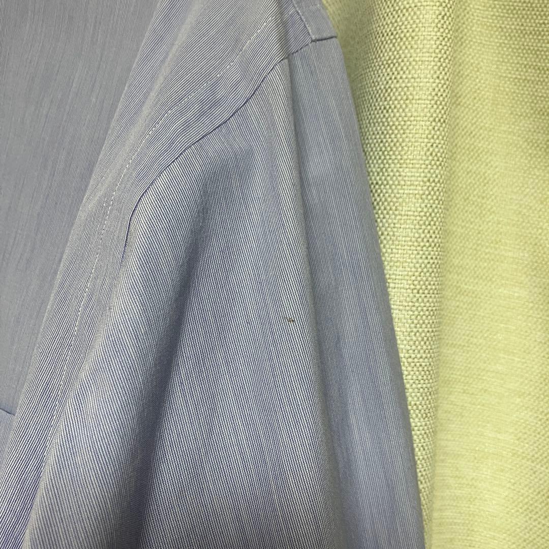 COMOLI コモリシャツ サックス ストライプ サイズ2