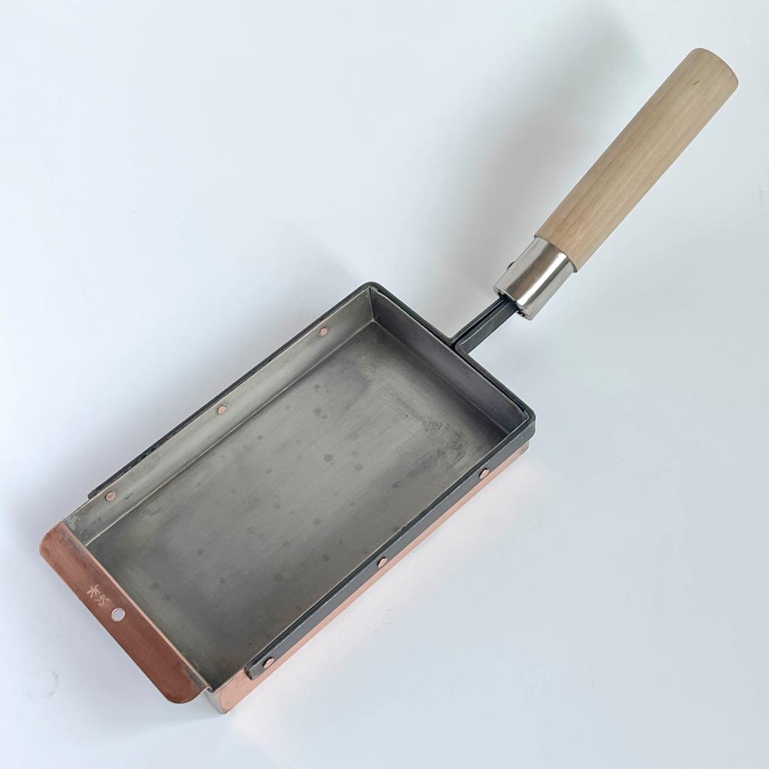 京都 有次 銅 卵焼き器（玉子焼鍋）10.5✕18cm