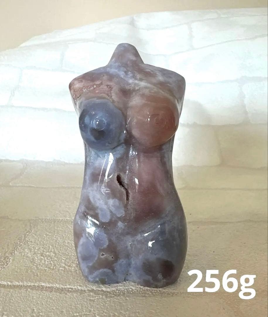 ピンクアメジスト　ブルーアゲート　ウーマンボディ　天然石