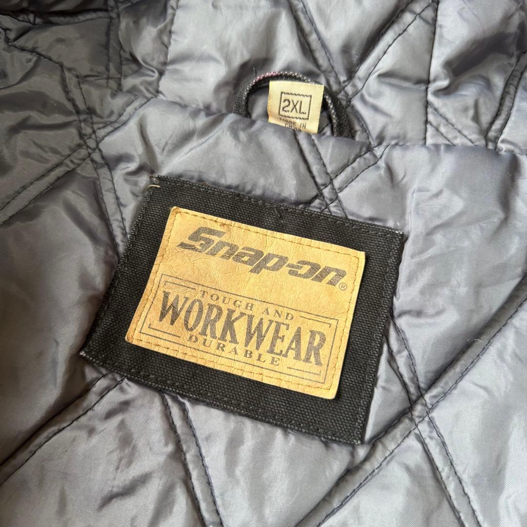 Snap-onスナップオン アクティブジャケットブラック ワークジャケット2XL