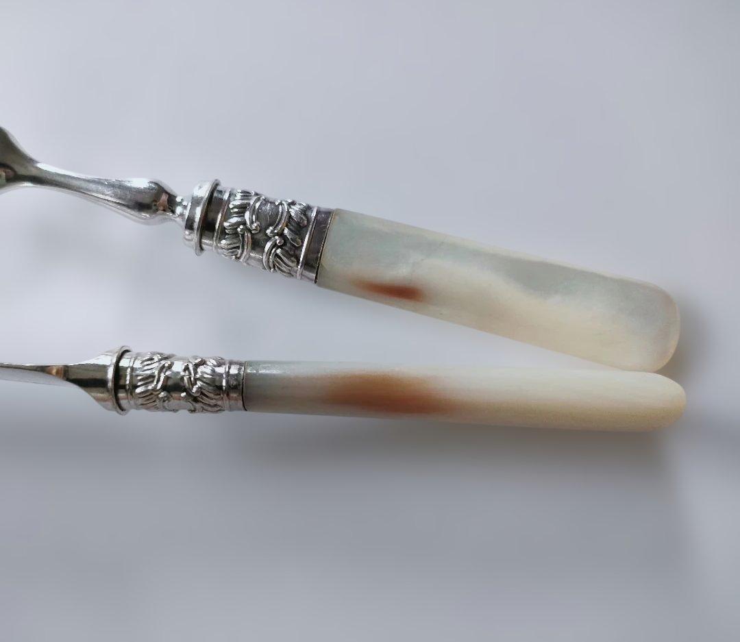 カトラリーセット②　マザーオブパール　白蝶貝　アンティーク　ビンテージ