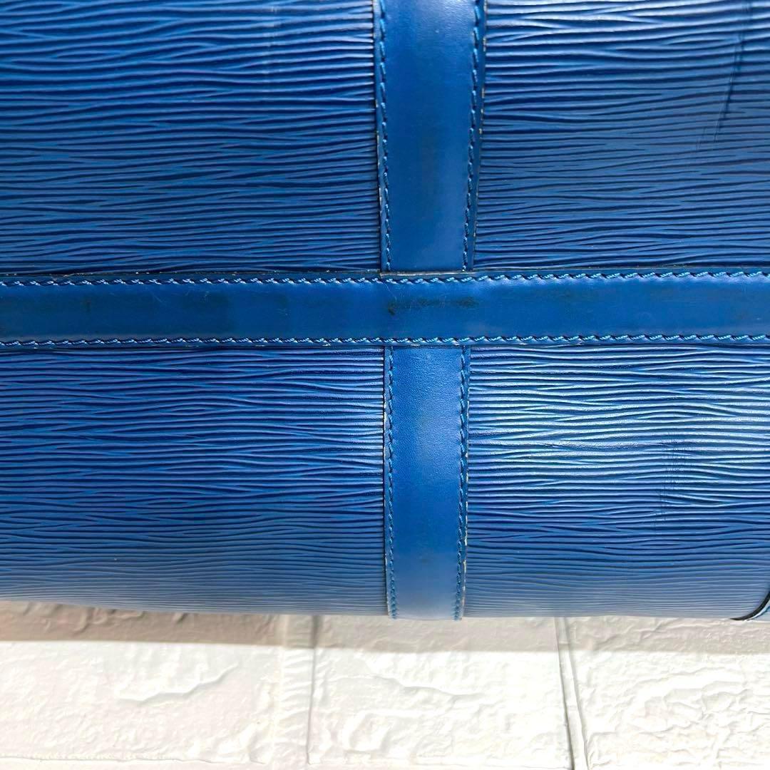 ルイヴィトン　LOUIS VUITTON エピ　ボストンバッグ　ブルー