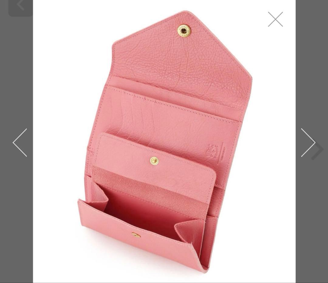 IL BISONTE ピンク 三つ折り財布　イルビゾンテ　デイジーピンク　限定色