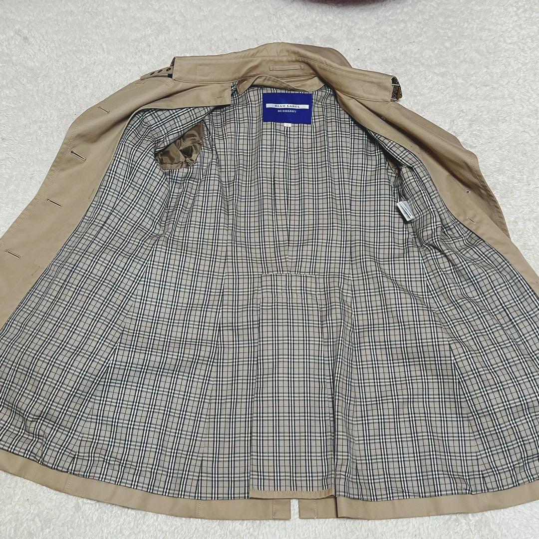 バーバリーブルーレーベル　　トレンチコート　ノバチェック　ライナー付き