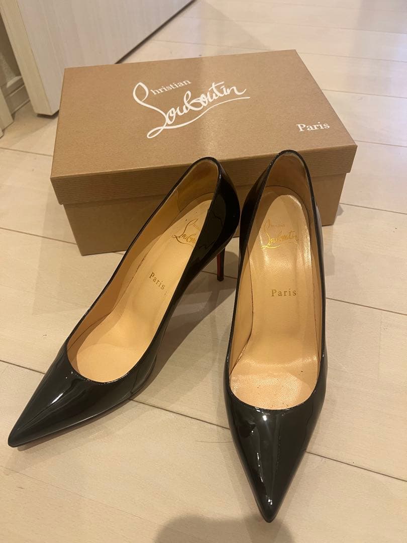 ChristianLouboutin kate85ルブタン37.5美品　ほぼ新品