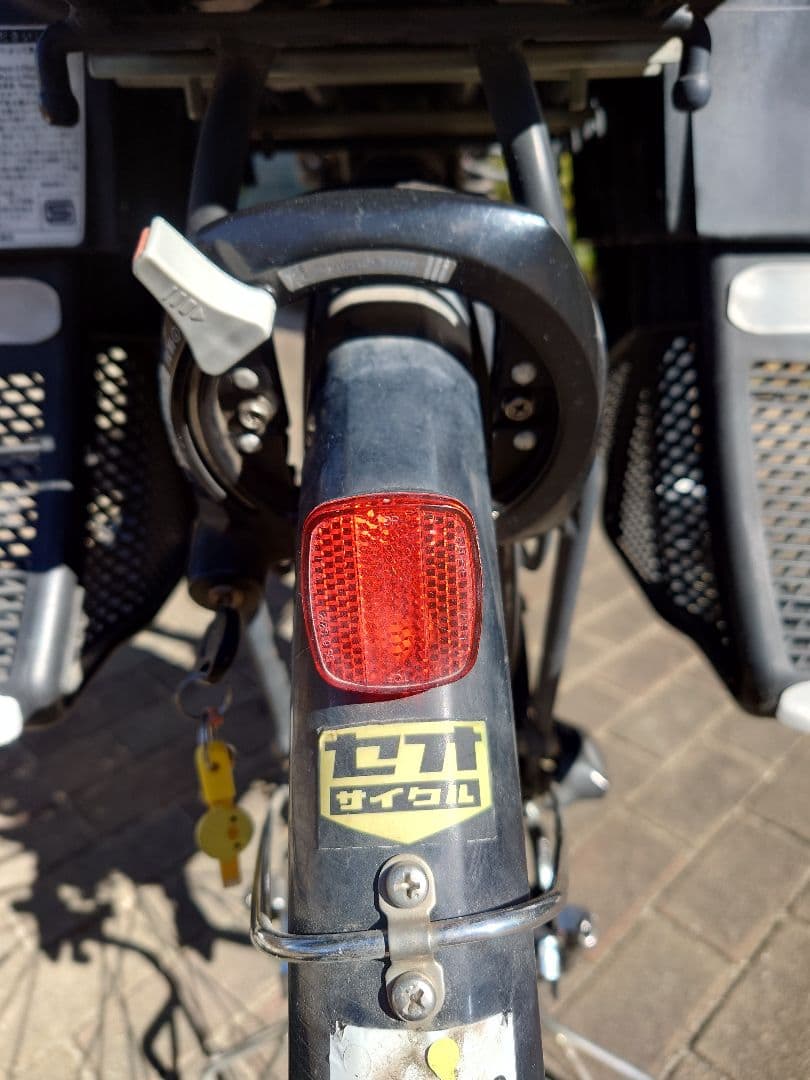 ブリヂストン　アンジェリーノ　 チャイルドシート付き 自転車