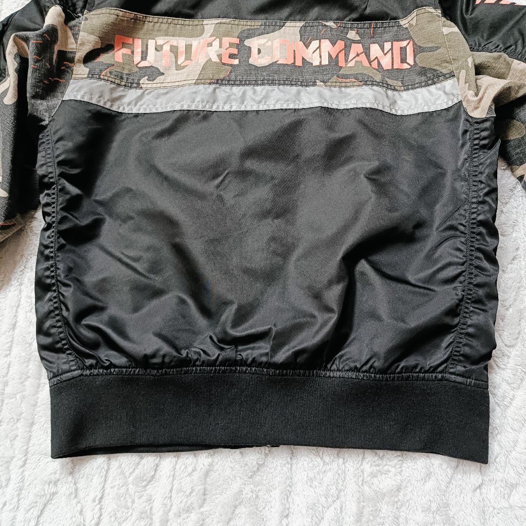 AVIREX リメイク COMBINATION MA-1 ブラック M