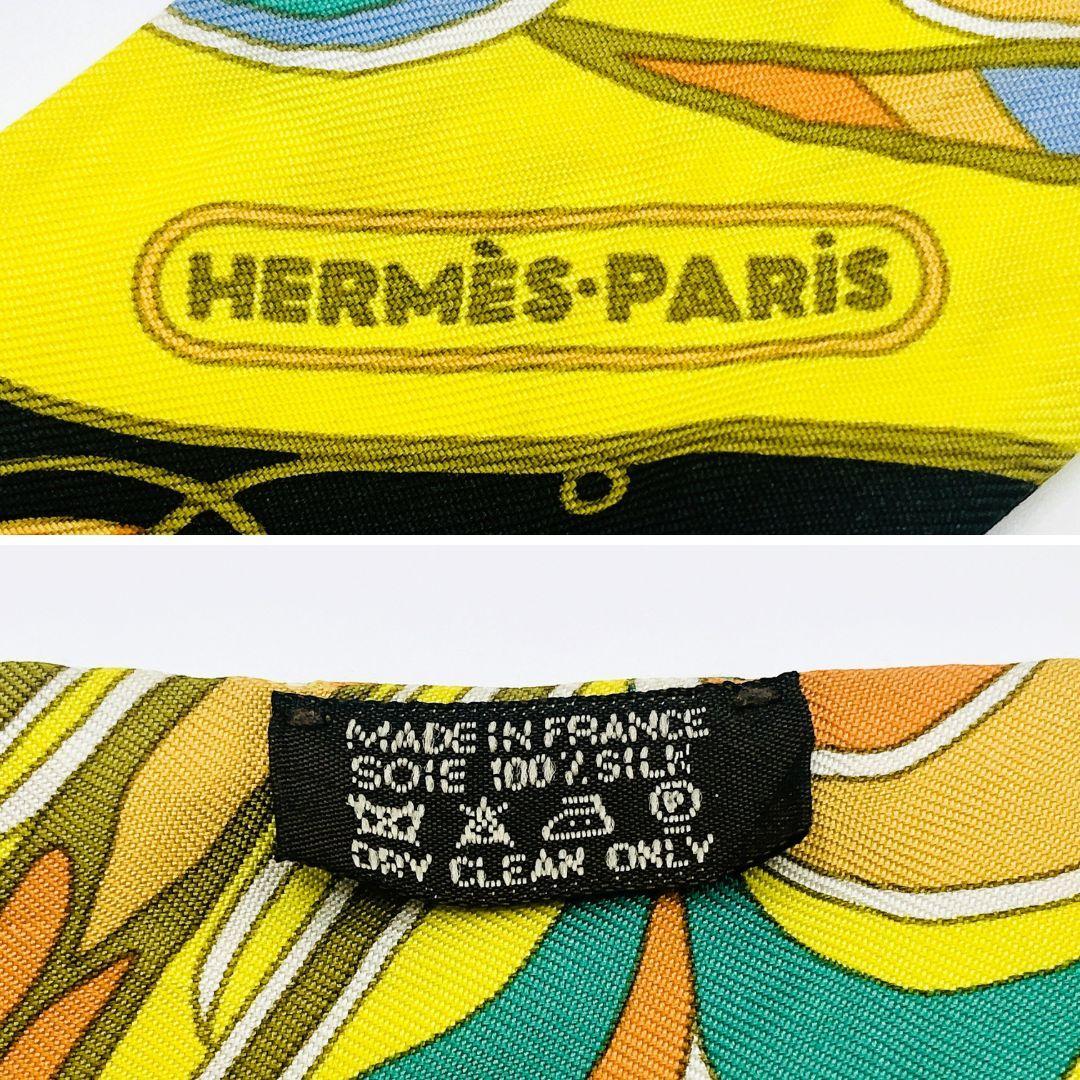 エルメス HERMES ツイリー フォルクロール スカーフ タグあり