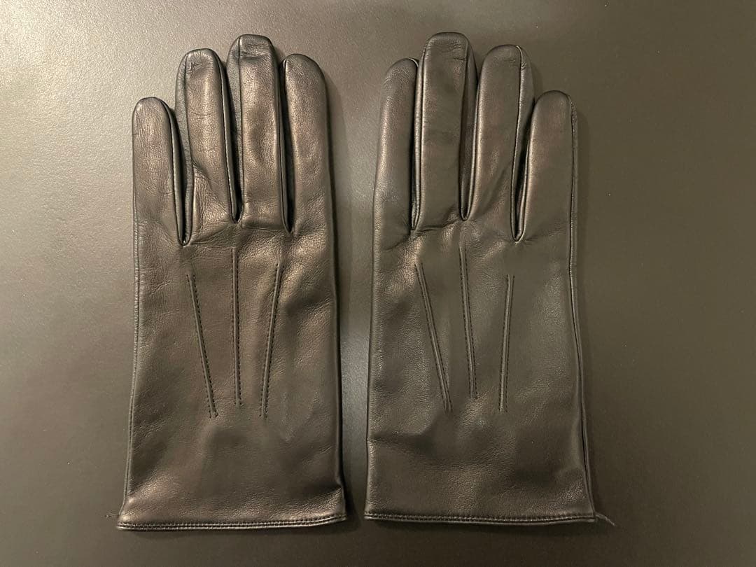 DENTS 15-1100 羊革 裏地無し黒9 スマホ タッチスクリーン対応