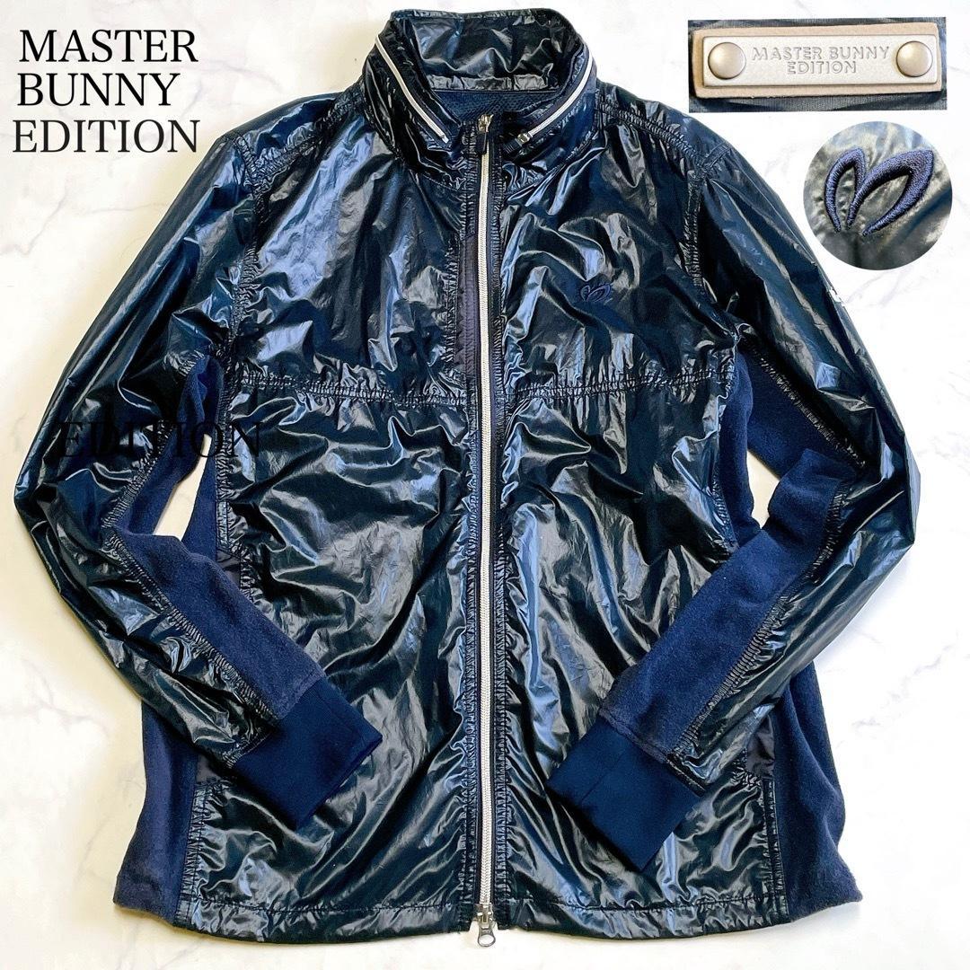 マスターバニーエディション 切替 フード内臓ジップアップブルゾン ロゴ刺繡 4