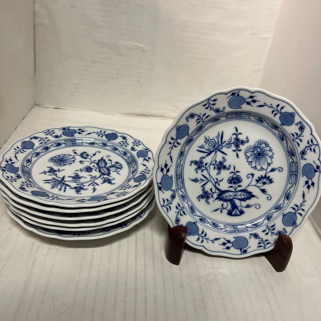 マイセン　ブルーオニオン　プレート7枚