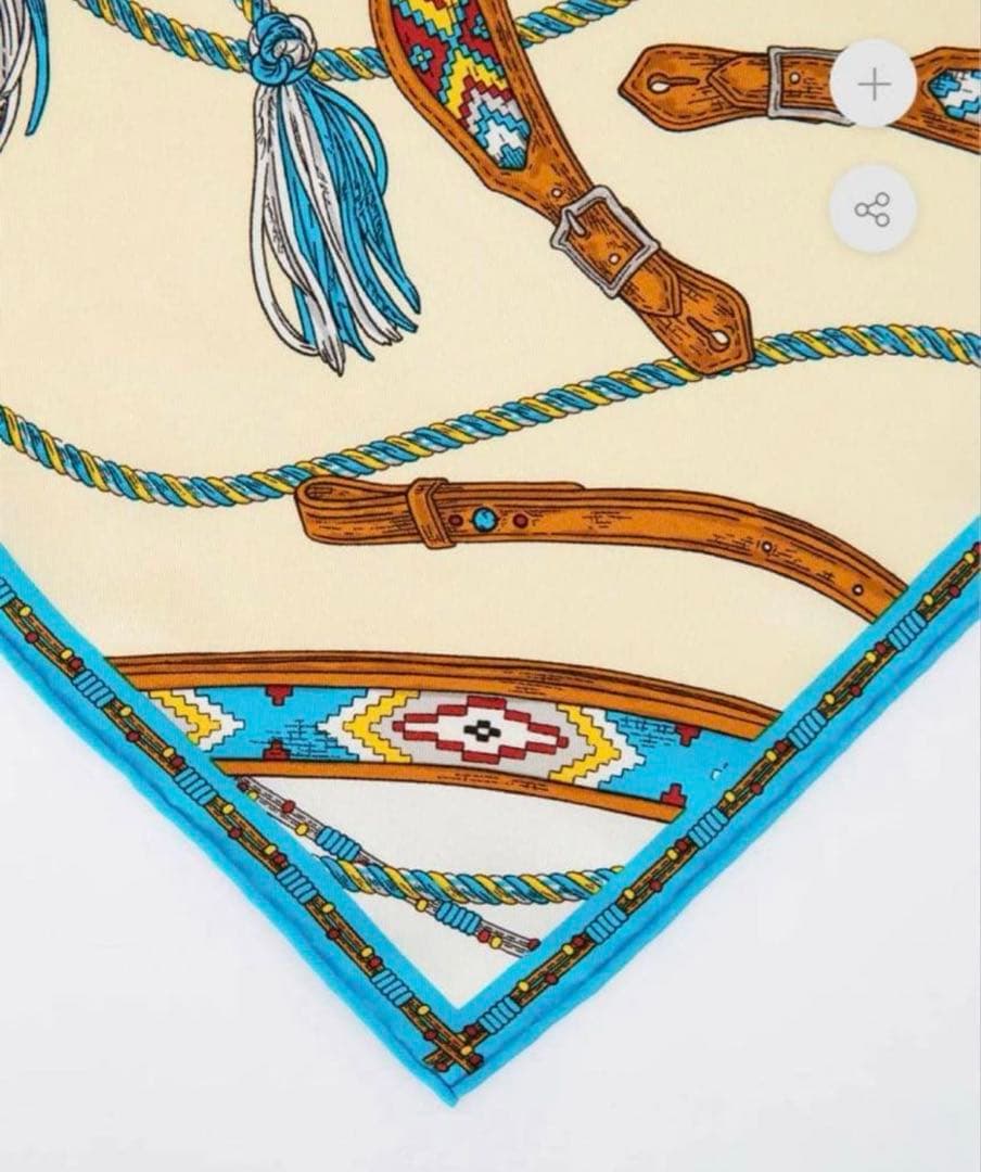 マニプリ ＜シルクスカーフ88＞ネイティブビット