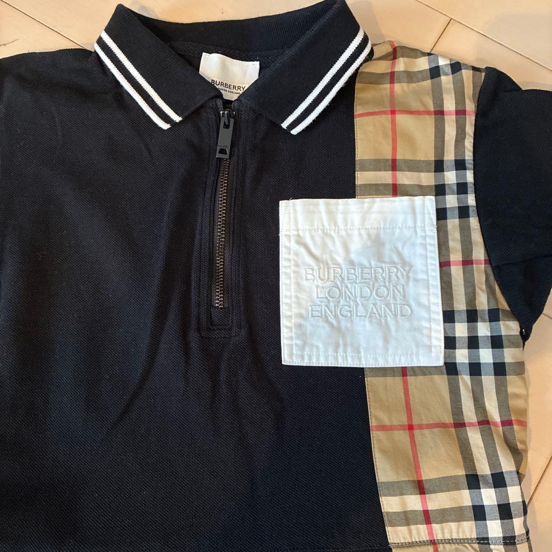 BURBERRY ポロドレス 6Y ブラック