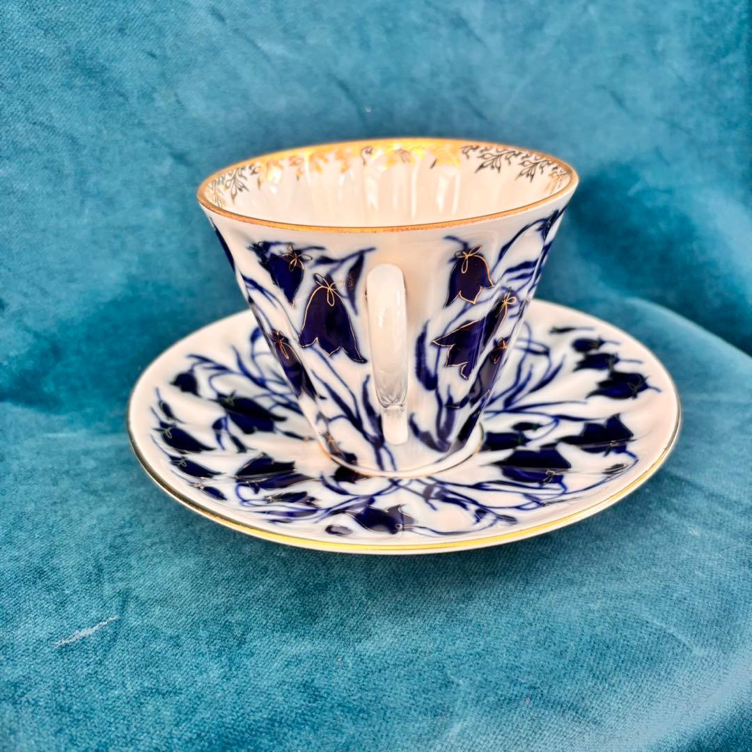 ロモノーソフ　ロシア製 カップ&ソーサー　ケーキプレートセット 新品未使用