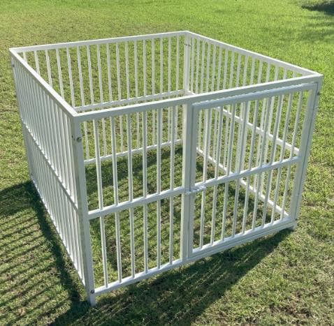 スチール製ドッグハウス　マルチサークルハウス　屋内　屋外用 ［犬小屋 大型犬］