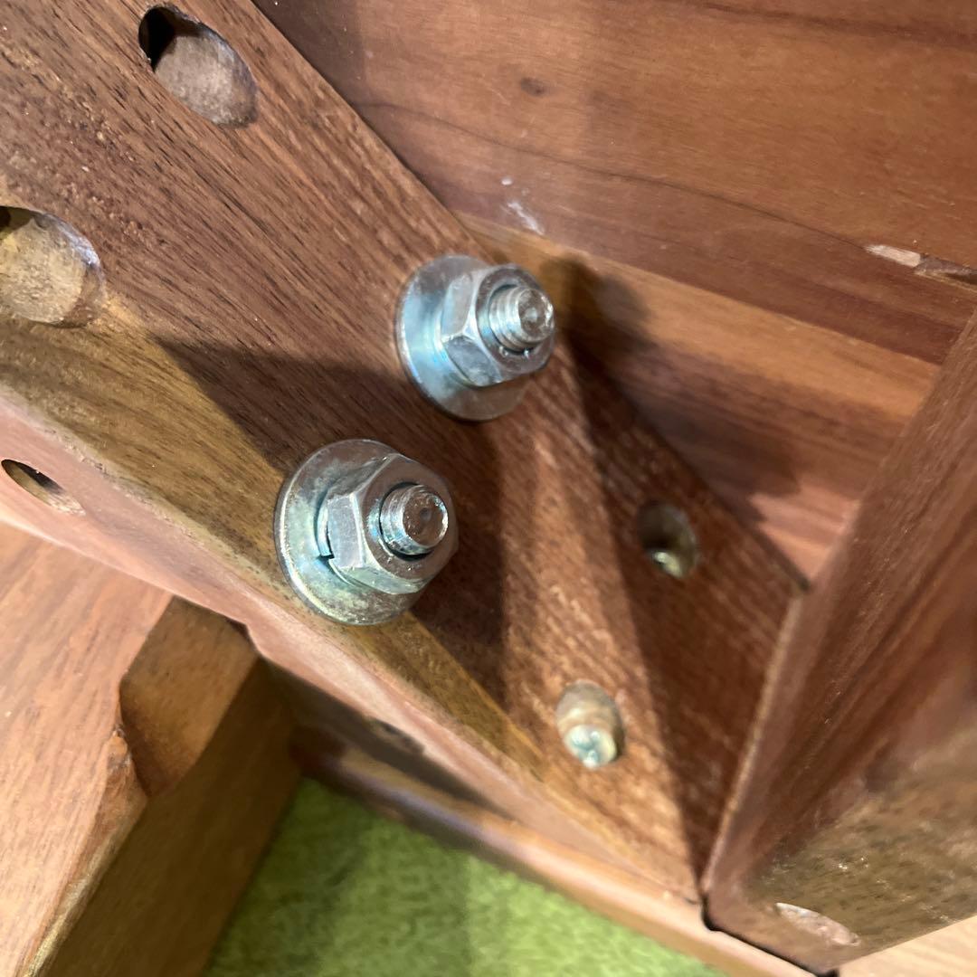 Sale 無印良品　ウォールナット材無垢　引き出し付き　コンパクトテーブル