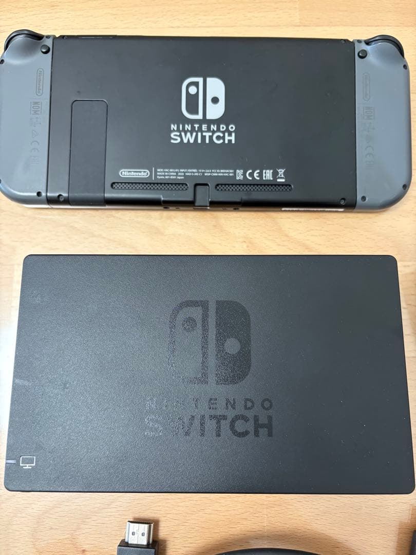 【動作確認、初期化済み】Nintendo Switch 本体一式(箱無し)