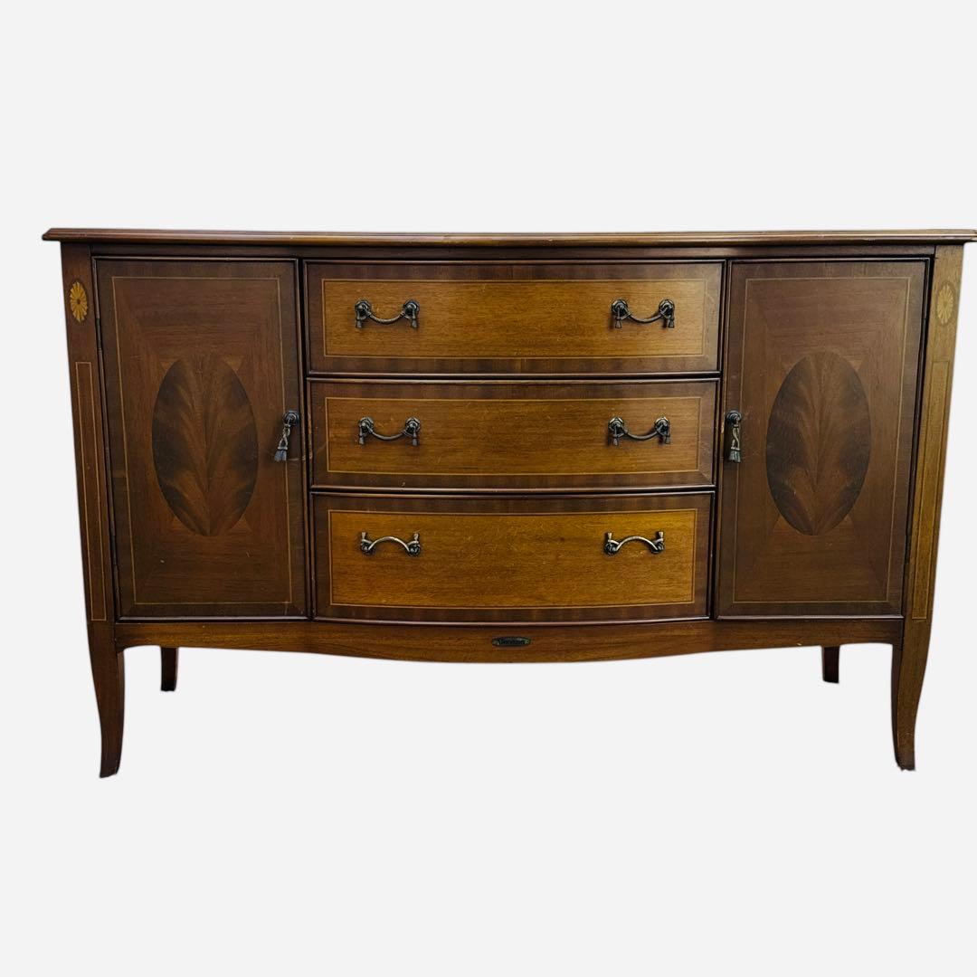 アンティーク 輸入家具 おしゃれ 家具 マホガニー 象嵌 イタリア家具 東海家具