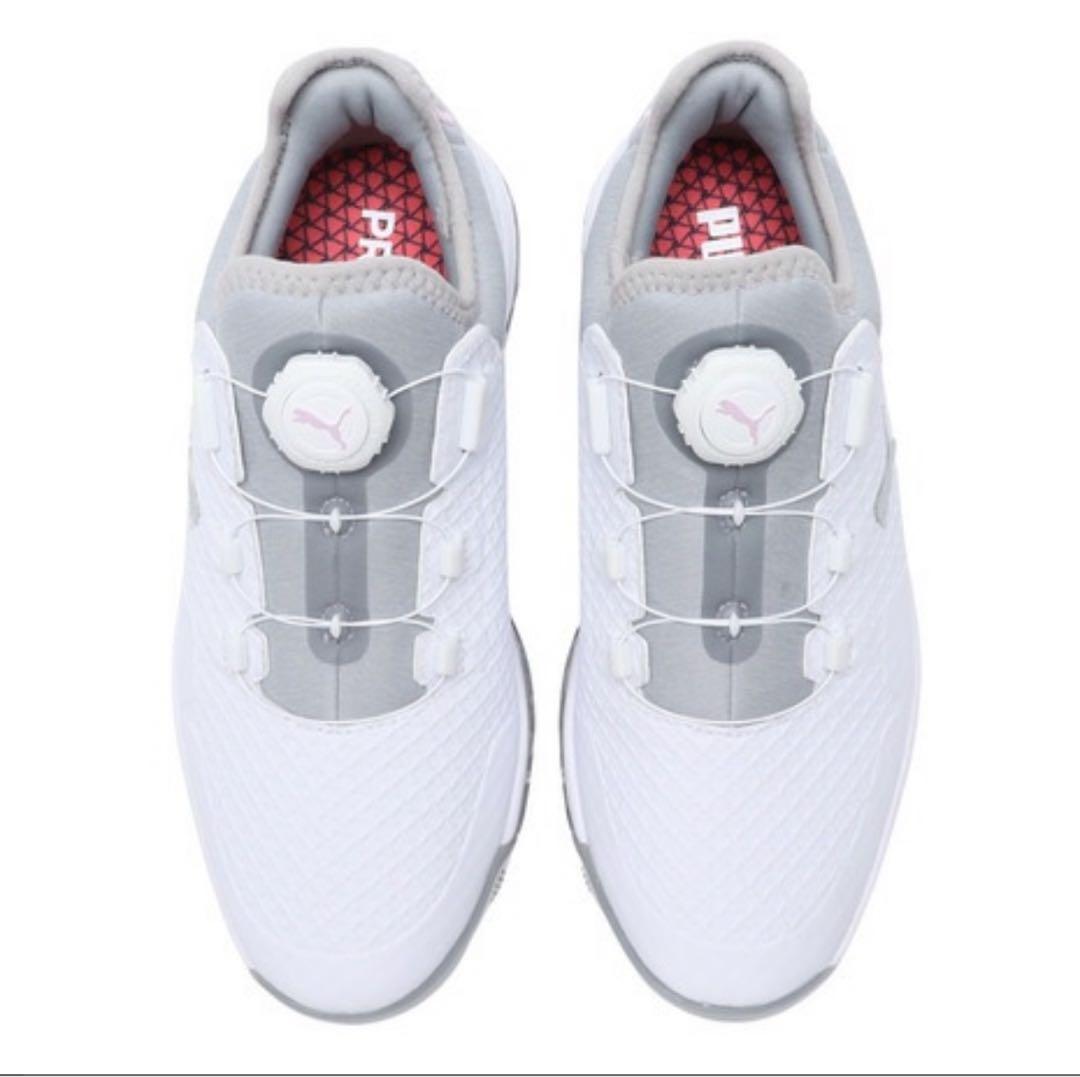 Puma ゴルフシューズ ホワイト/グレー
