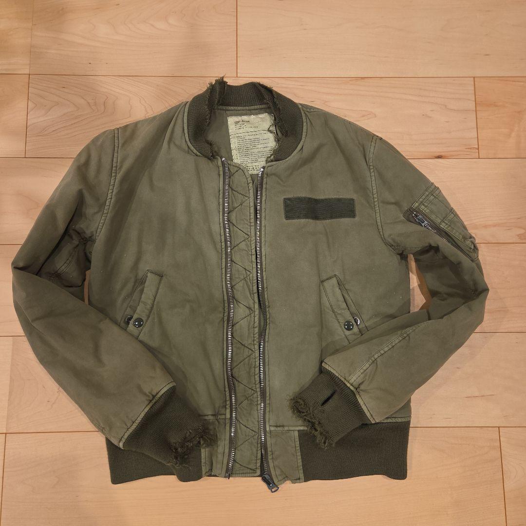 【メンズ】r13 ma-1ジャケット アールサーティーン