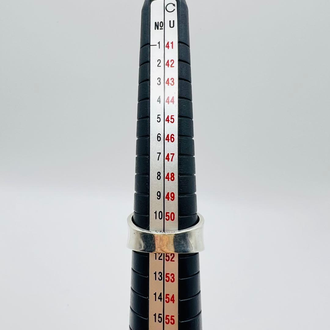 ジョージジェンセン　#124 ヘマタイト　シルバーリング　ヴィンテージ