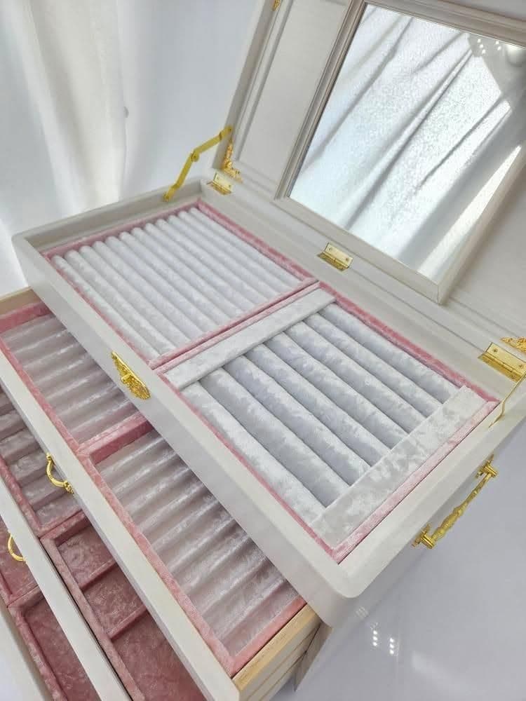 育てるジュエリーボックス、ワイド、鏡付き、本体のみ