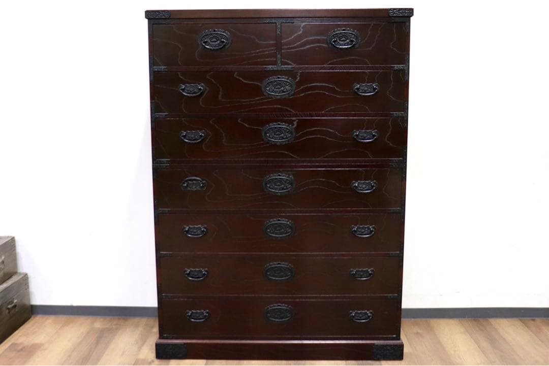 GMHH478○時代箪笥 整理箪笥 民芸箪笥 伝統工芸 チェスト 和箪笥 和家具