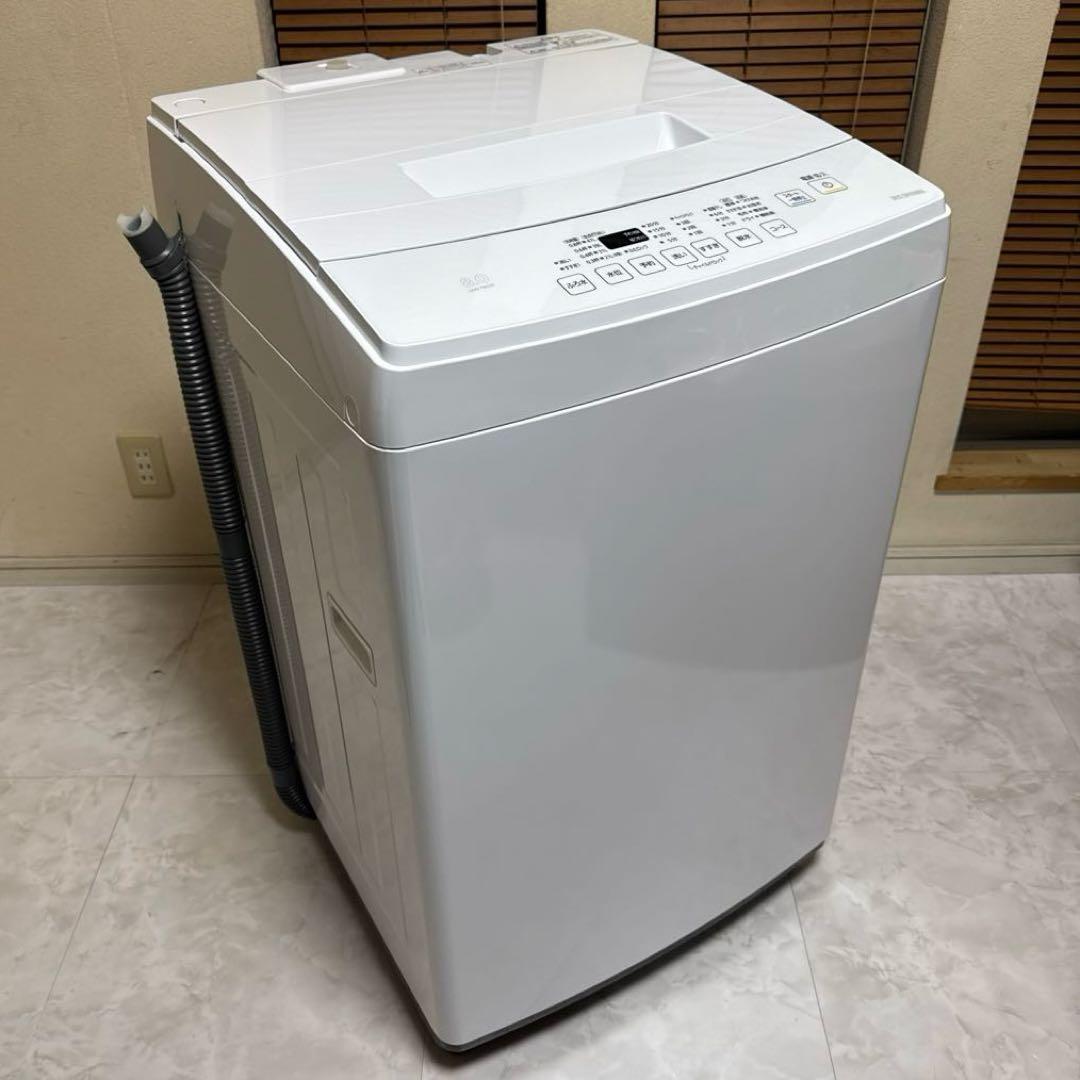 極上美品 IRIS OHYAMA 全自動洗濯機 大容量8.0kg ステンレス槽