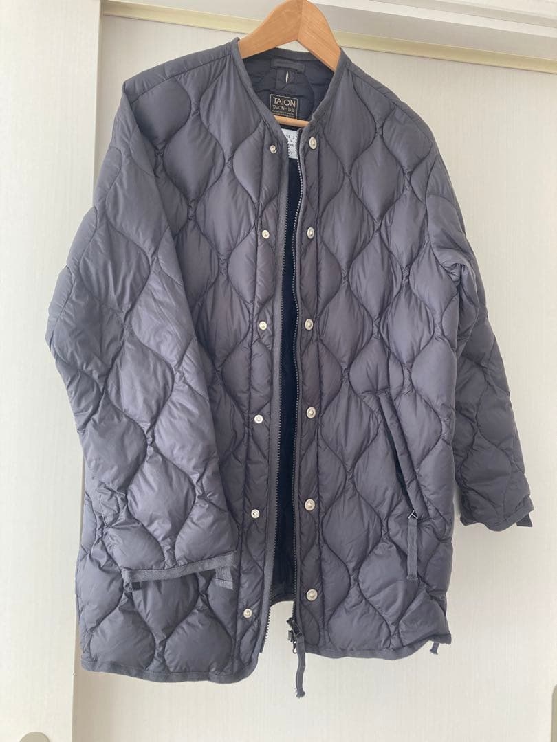 taion ダウンジャケット　チャコールグレー　新品