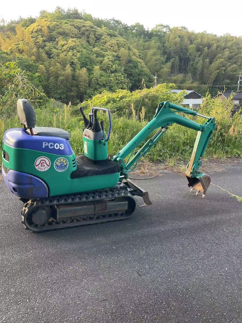 コマツ　PC03-2　ミニユンボ　油圧ショベル