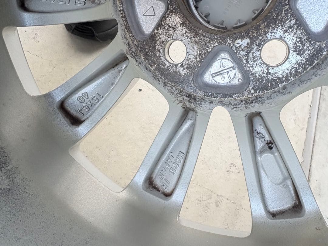 ひろ①195/65R15 24年38週製インプレッサ純正　pcd100