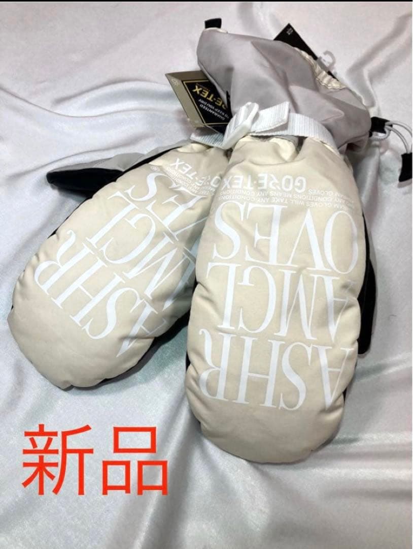新品タグ付　ASHRAM GLOVES アシュラムグローブ　スノーボード　メンズ