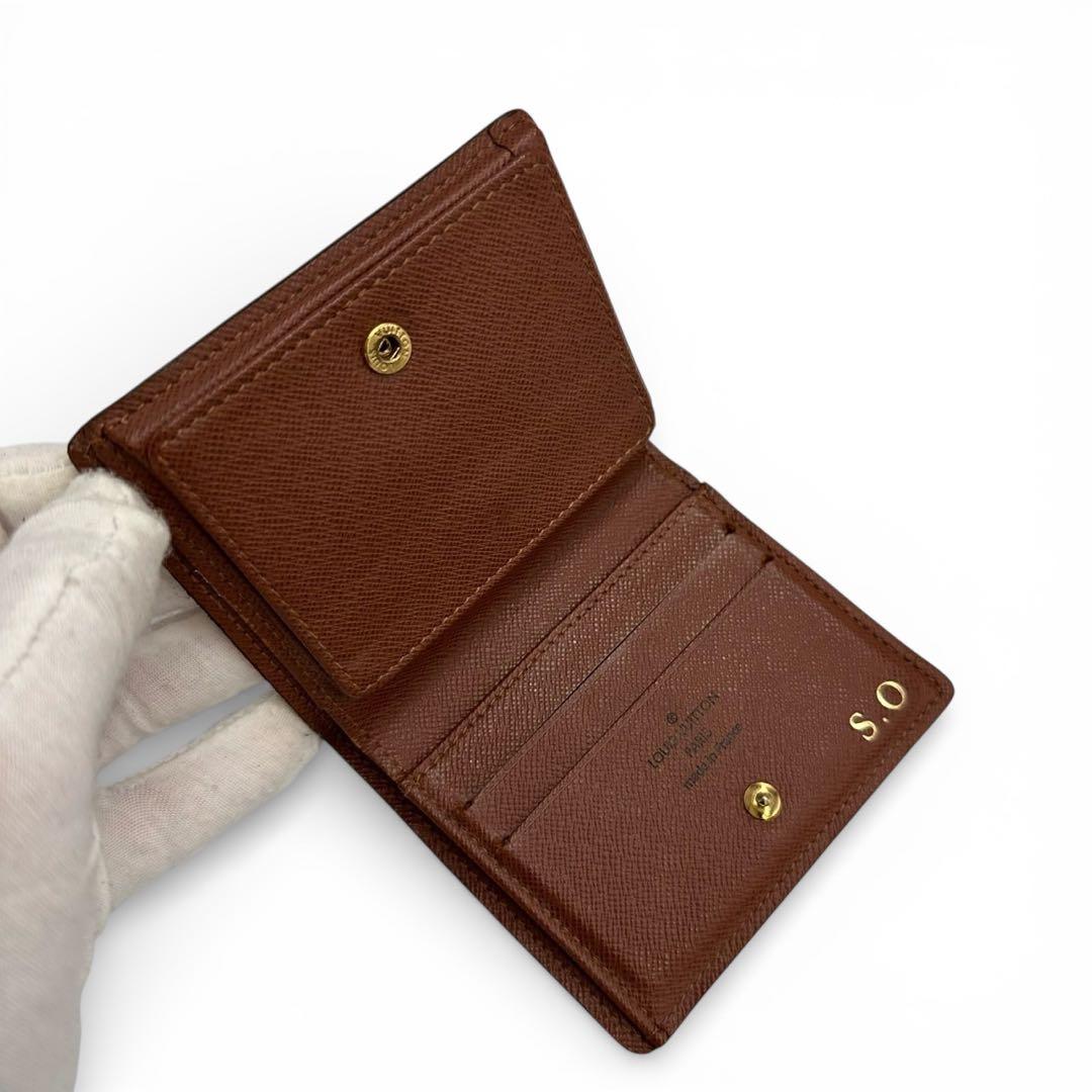 【良品】ルイヴィトン 2つ折り財布 モノグラム マジェラン コンパクト