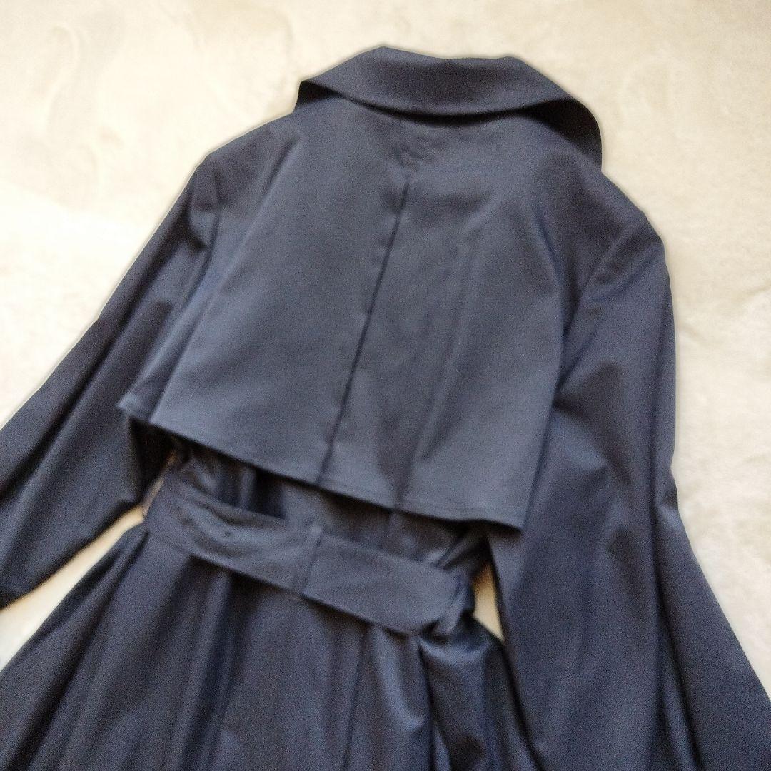 専用美品セルフォード ライナー付きAライントレンチコート ネイビー36紺