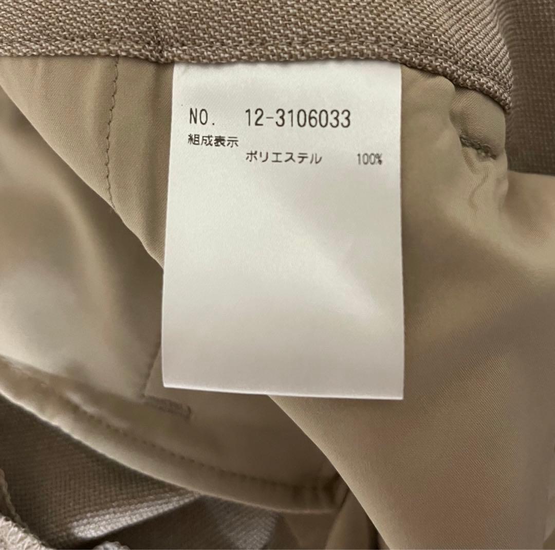 1度着用　PLST シャークツイードカラーレスジャケット＋パンツ