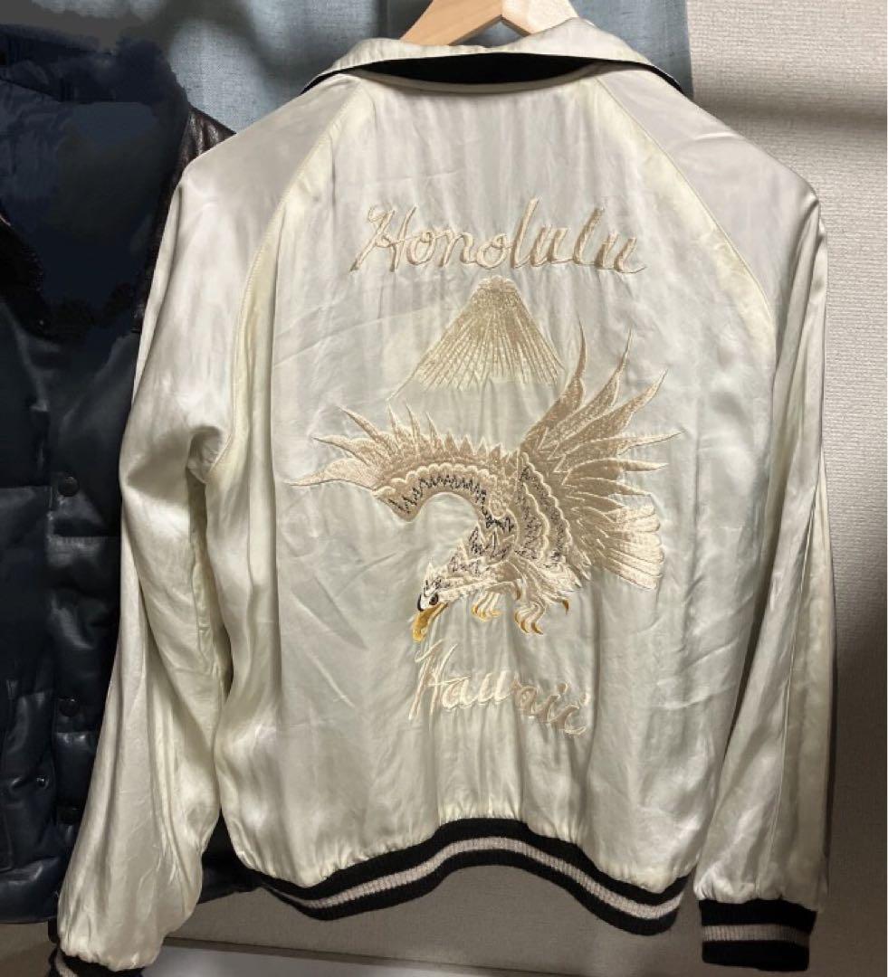 テーラー東洋 スカジャン 港商スペシャル 別珍 髑髏 スカル 大Lヴィンテージ