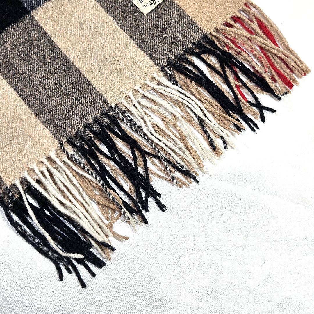 BURBERRY バーバリー チェック カシミヤ ウール ストール マフラー
