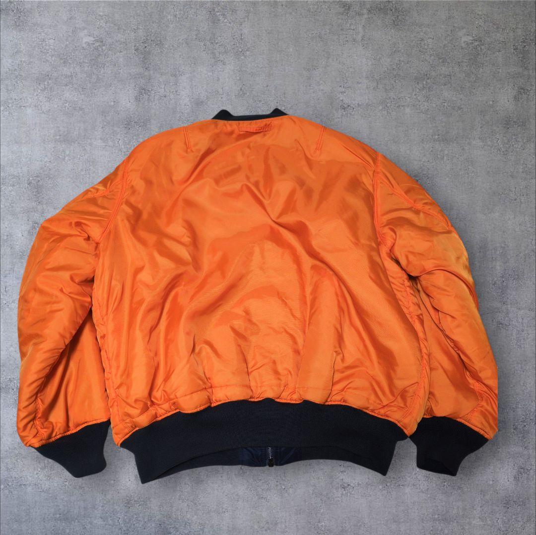 未使用級✨アルファインダストリーズ MA-1 ネイビー 5L 大きいサイズ