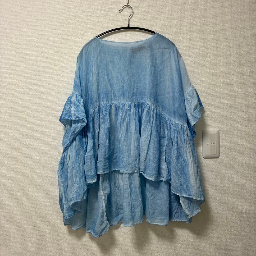 mizuiroind ピグメントダイブラウス