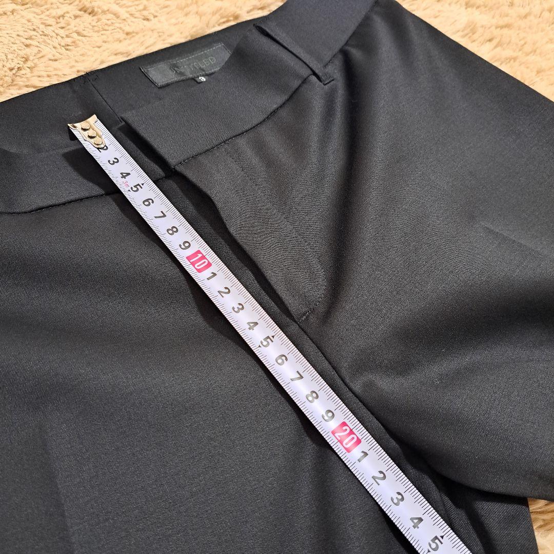 UNTITLEDアンタイトルセットアップパンツスーツ　無地　黒【L】