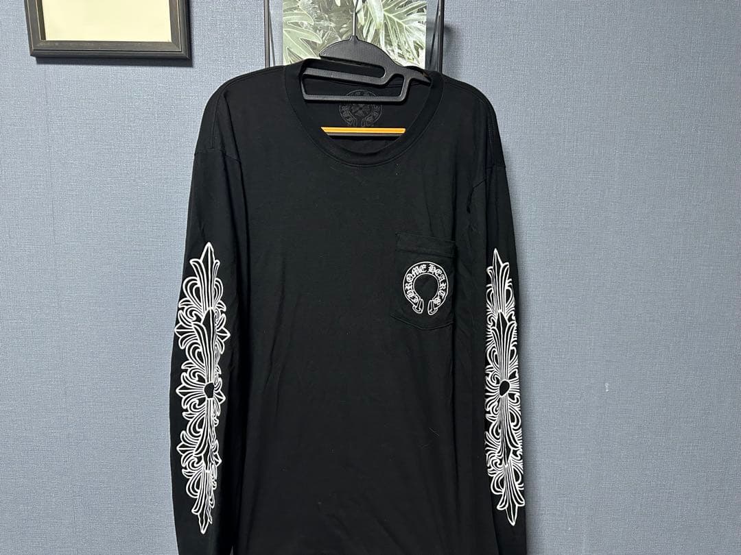 Chrome Hearts フローラルロングtシャツ