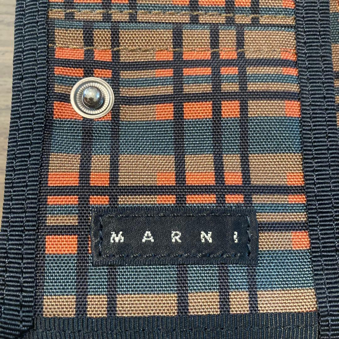 【極美品/小銭入れ未使用に近い】MARNI × PORTER 三つ折り財布