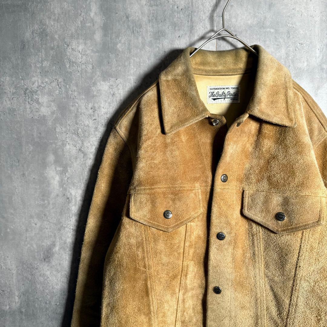 ⭐️希少⭐️ワコマリア スウェードトラッカージャケット 日本製 L〜XL相当 非売品