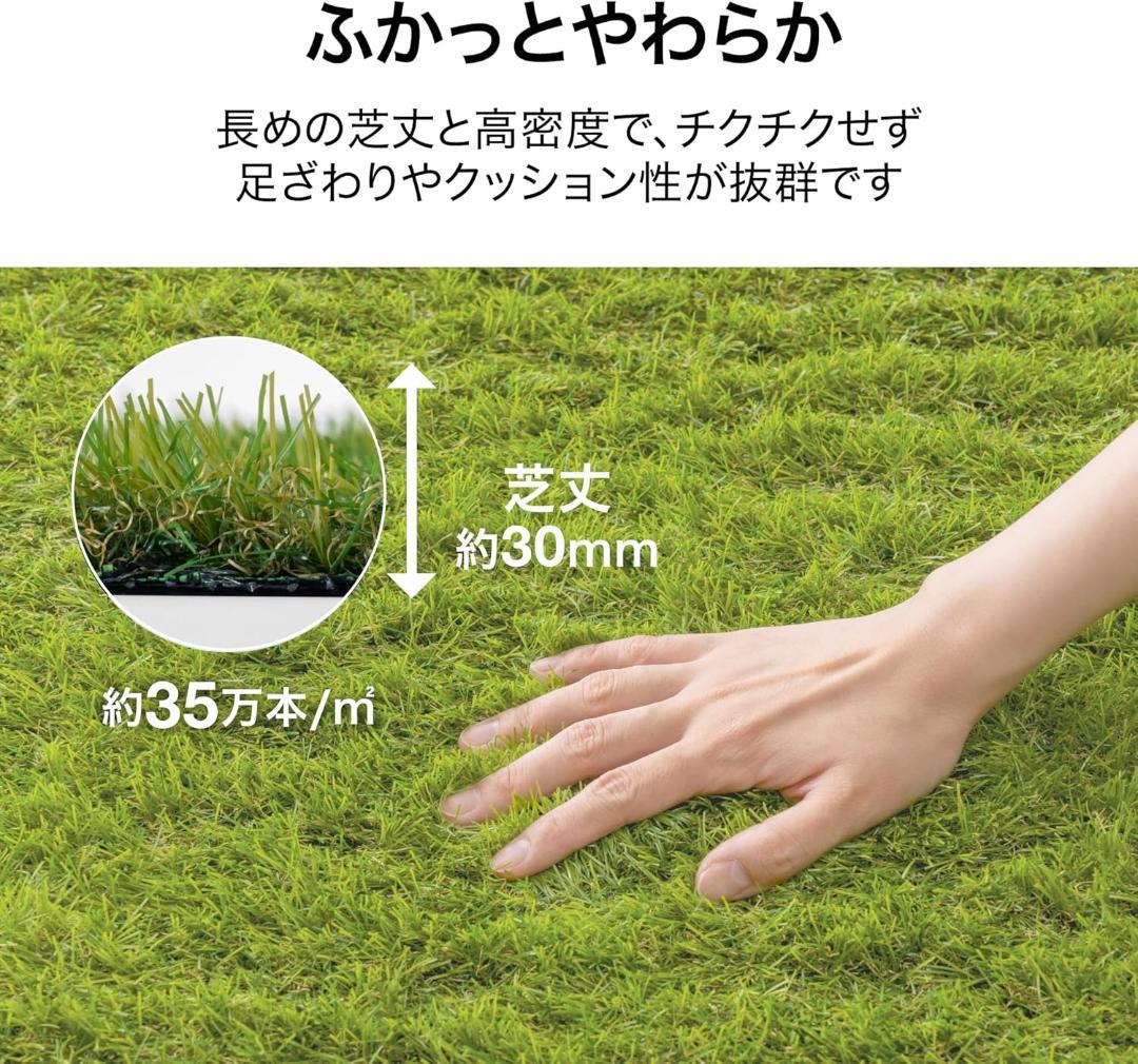 新品⭐️あこがれの芝がある庭に！　タカショー リアル人工芝 1×10m 芝丈3㎝