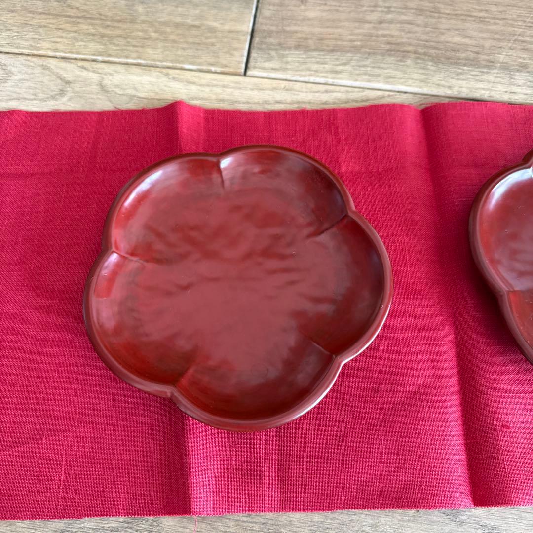 北原　進さん 漆梅皿