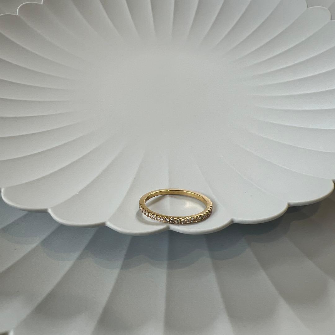 AHKAH ティナリング　ハーフエタニティ　9号